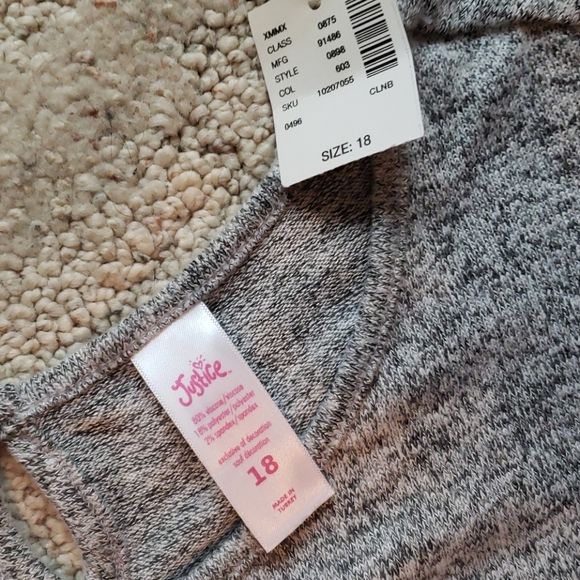 Light Justice Grey Romper. - Picture 2 of 2